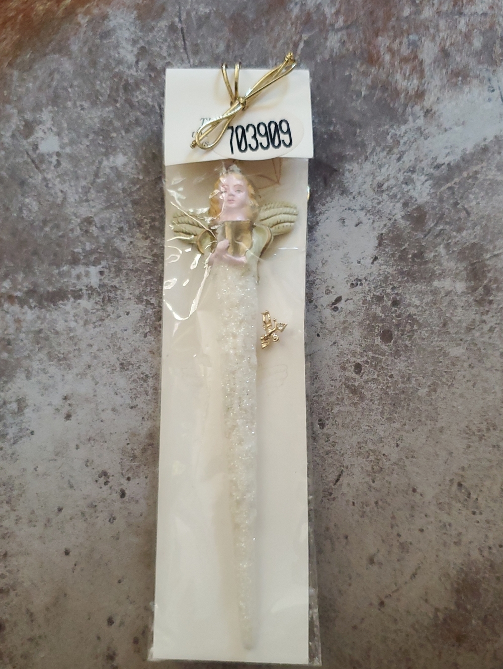 Vintage Angel Tree Orn. Icicle Angel